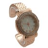 Olivia Pratt Round Face Rhinestone Bezel Bangle Women Watch - 2 of 3