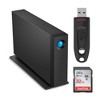 LaCie 4TB d2 Professional USB 3.1 Type-C Desktop Drive with 32GB Storage Bundle - 2 of 3