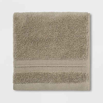 Spa Washcloth Taupe - Threshold Signature™