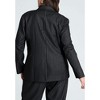 ELOQUII Women's Plus Size Shiny Pinstripe Blazer - 3 of 4