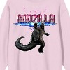 Godzilla Vs. Kong The New Empire Retro Art Crew Neck Long Sleeve Cradle Pink Adult Sweatshirt - 2 of 2