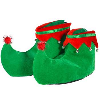 Skeleteen Children's Elf Shoes - Red and Green