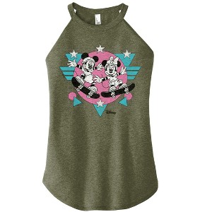 Women's - Disney - Mickey & Friends Graphic High Neck Tank - 1 of 3