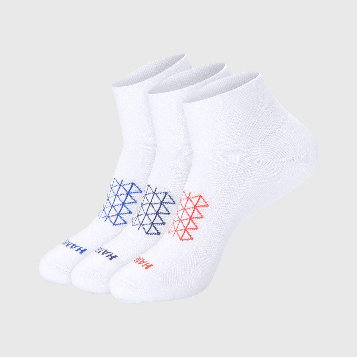 Hanes Men's Absolute Run Ankle Socks 3pk - thumbnail 8
