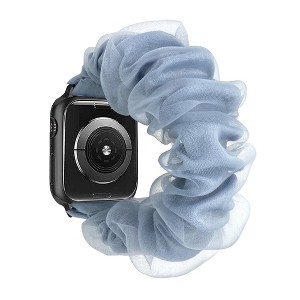 HTUTWOO Hair Tie Style Apple Watch Band, Stretchy Cute Replacement Strap 38/40/41/42/44/45/49mm for iwatch Series 9 8 7 6 5 4 3 2 1 SE Ultra - 1 of 4