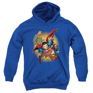 Boys’ DC Superman Superman Collage Hooded Sweatshirt - 1 of 4