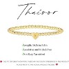 Beaded Bracelets for Women Dainty Heart Initial Bracelet Letter A-Z Charm Bracelet for Women Stretch - 4 of 4