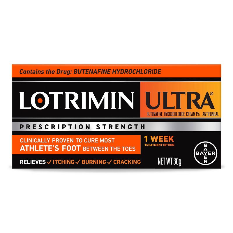 Lotrimin Ultra Antifungal Cream Athlete&#39;s Foot Treatment - 1.1oz, 1 of 8