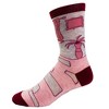 Crazy Dog T-Shirts Women's I'm An Indoor Cat Socks Funny Pet Kitty Cat Introvert Novelty Graphic Footwear - 3 of 4