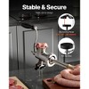 VEVOR Manual Meat Grinder, 304 Stainless Steel Hand Crank Meat Mincer with Steel Table Clamp, Sausage Stuffer, Silver - 3 of 4
