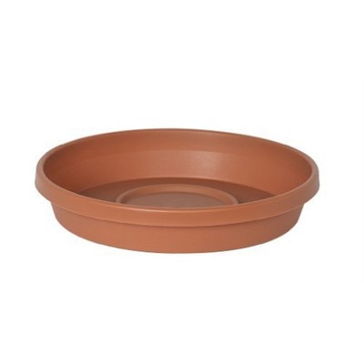 The HC Companies TerraTray Plant Saucer, Clay Color, 8in