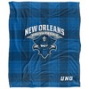 University Of New Orleans Campus Plaid Spirit Silky Touch Super Soft Throw Blanket 50x60 - 2 of 4