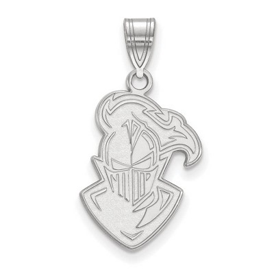 Black Bow Jewelry 14k White Gold Furman Paladins NCAA Large Pendant