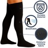 Mojo Men’s Opaque 20–30mmHg Compression Stockings, Thigh High w/ Silicone Band – Medical Support, Circulation, Varicose Veins, M2017 - 2 of 4