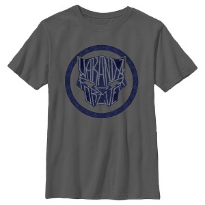 Boy's Black Panther: Wakanda Forever Panther Logo T-Shirt - 1 of 4