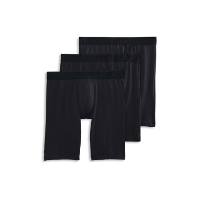 Jockey Men's Active Ultra Soft Modal 9" Long Leg Boxer Brief - 3 Pack