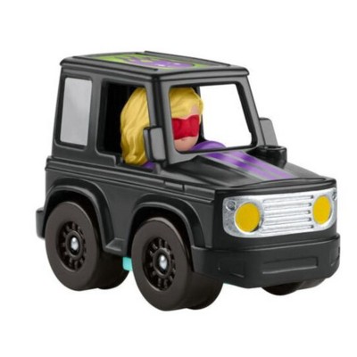 Fisher Price Little People Wheelies 3" Inch Black SUV Truck