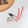 Unique Bargains Garage Storage Hooks with Screws Large Square Base Plate without Hook 6.3"x7.5"x2.8" 1 Pcs - 2 of 4