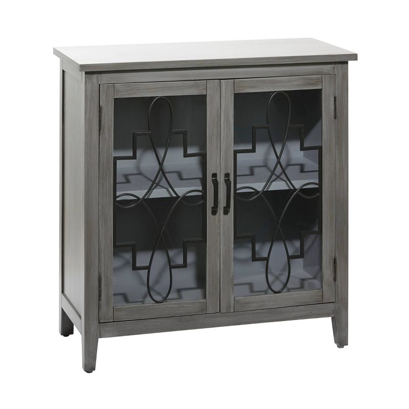Contemporary Wood Cabinet Gray - Olivia &#38; May, 1 of 10