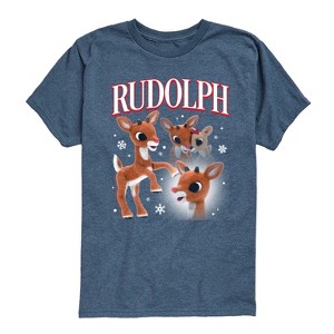 Boys' - Rudolph - Rudolph Bootleg Short Sleeve Graphic T-Shirt - 1 of 4