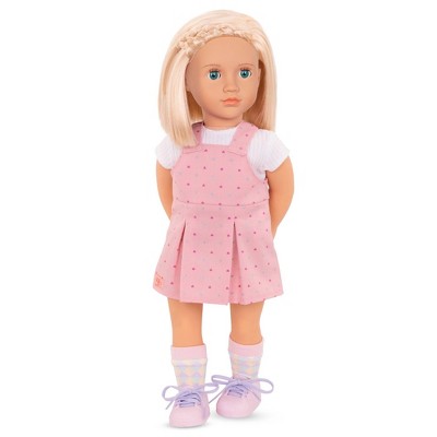 Our Generation Lovely Hearts Pink Hat & Gradient Dress Outfit For 18 Dolls  : Target