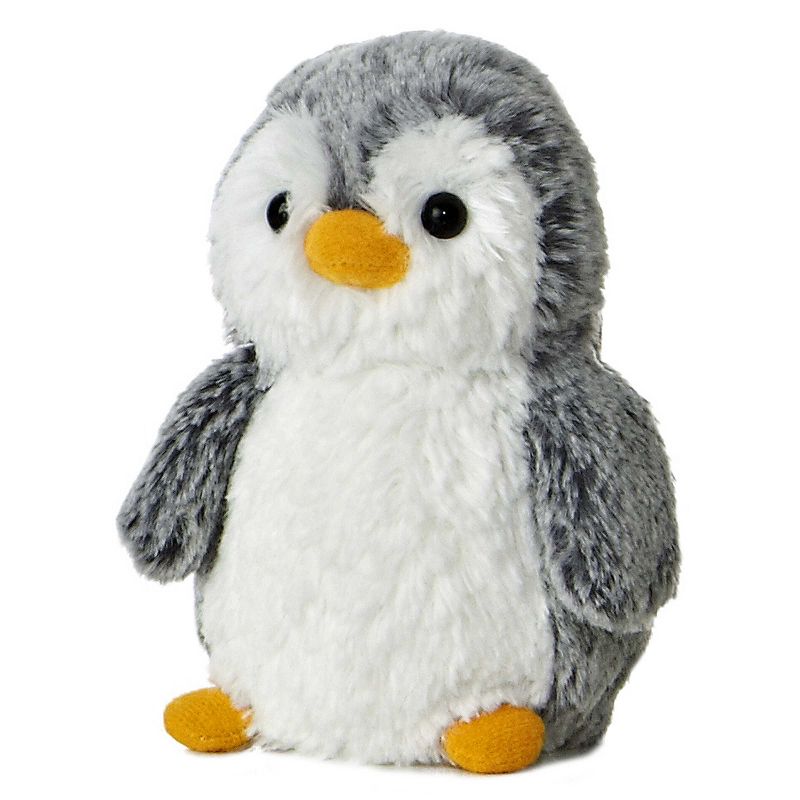 Aurora PomPom Penguin 6" Grey Stuffed Animal, 2 of 5