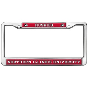 Northern Illinois Huskies Logo Full Size Standard License Plate Metal Frame - 1 of 4