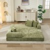 NicBex Folding Mattress Floor Sofa Bed with Convertible Foldable Design,2-Seater Futon Couch Sleeper Sofa for Living Room,Bedroom - 4 of 4