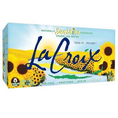 LaCroix Sunshine Sparkling Water - 8pk/12 fl oz Cans