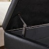 CAVINAS Rectangular Teddy Fabric Storage Ottoman Bench with Solid Wood Feet,Upholstered Storage Ottoman,Storage Benches for Living Room,Bedroom - 4 of 4