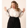 Unique Vintage Women's Plus Thelma Suspender Pants - 3 of 4