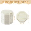 Unique Bargains Velvet Octagon Wedding Proposal Engagement 2 Slot Jewelry Storage Ring Box - 2 of 4