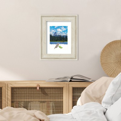Classic White Polystyrene 8x10 Wall Picture Frame