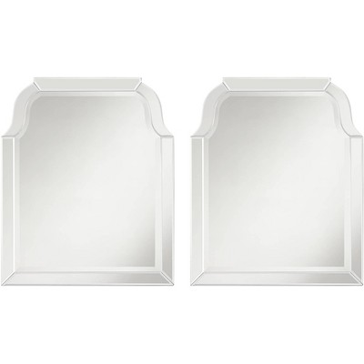 Possini Euro Design Possini Lila Frameless 20" x 24" Arch Headboard Mirrors Set of 2
