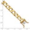 Black Bow Jewelry Men's 14k Yellow Gold, 8mm Fancy Link Chain Bracelet - 8 Inch - 3 of 4