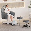 Reclining Pedicure Chair Sofa with Stool, Footrest & Massage Foot Basin,for Foot Bath Pedicure Chairs, Beauty Spa Salon - 3 of 4