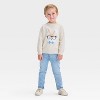 Toddler Boys' Bunny Sweater - Cat & Jack™ Oatmeal - 4 of 4