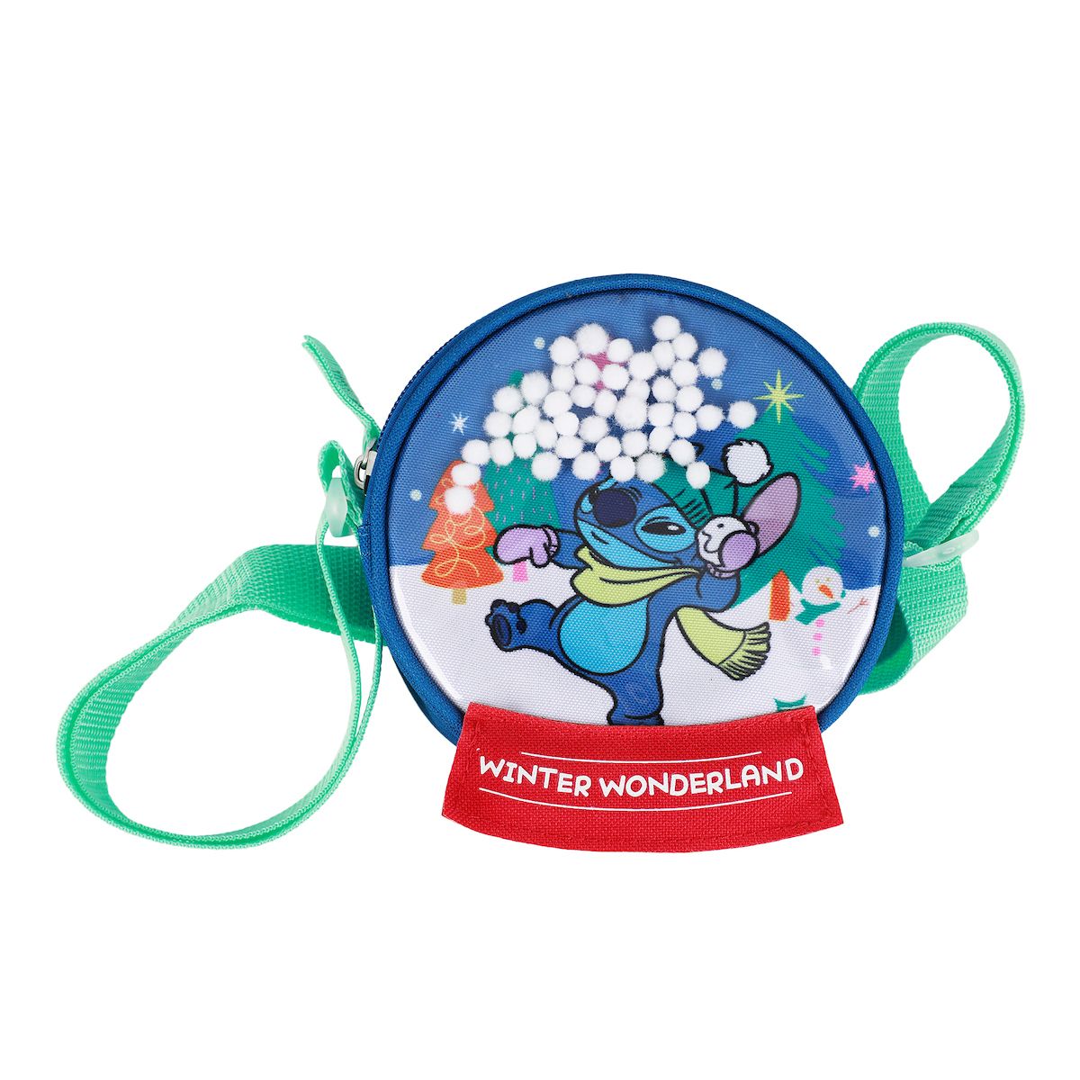 Disney's Stitch Snowglobe Winter Wonderland 5.5" Crossbody Bag - thumbnail 2