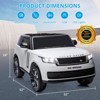 24v Electric SUV for Kids, 2-Seater Licensed Land Rover Battery Car w/Remote, LED Lights, Bluetooth Music & 3-Speed Modes - 3 of 4