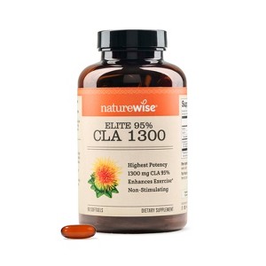NatureWise CLA - Conjugated Linoleic Acid Supplement for Women and Men, Non Stimulating - Non-GMO - 1 of 4