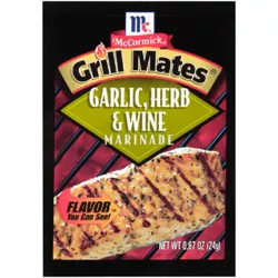 McCormick Grill Mates Garlic Herb & Wine Marinade - .87oz