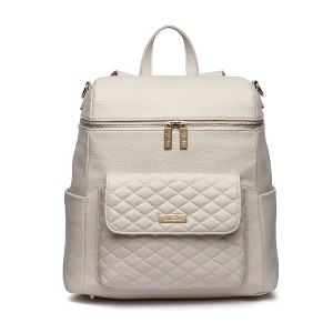 Luli Bebe Monaco Diaper Bag Backpack, Made from Luxury Materials with Stylish Exterior, Spacious Interior for all Baby Products - 1 of 4