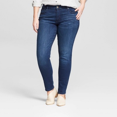 Women's High-Rise Skinny Jeans - Universal Thread Dark Wash Size