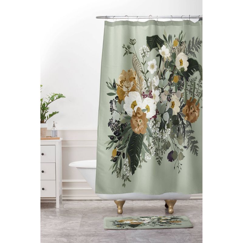 Iveta Abolina Paloma Midday Shower Curtain Green - Deny Designs, 4 of 7