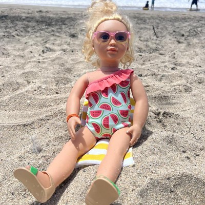 Our Generation Swimsuit Outfit For 18 Dolls - Slice Of Fun : Target