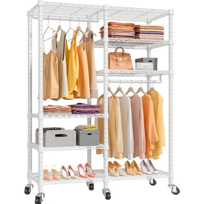 Vipek R1 Rolling Garment Rack Portable Heavy Duty Clothes Rack Freestanding  Closet Racks - R1 : Target