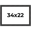 PosterPalooza | Traditional Black Picture Frame - UV Acrylic, Backing Board, Hanging Hardware Included - 2 of 4