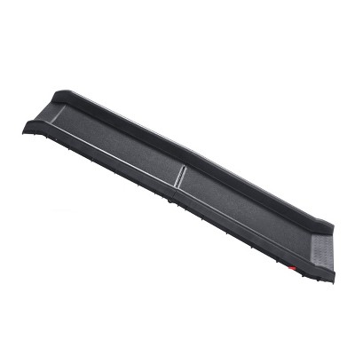 Pet Adobe Portable Folding Pet Ramp with Safe, Nonslip Traction Surface and Raised Sides - Black