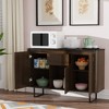 Costway 3-Door Kitchen Buffet Server Sideboard Storage Cupboard Cabinet w/Drawer - 4 of 4