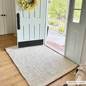 Hauteloom Ambel Cream Jute Rug - 1 of 4